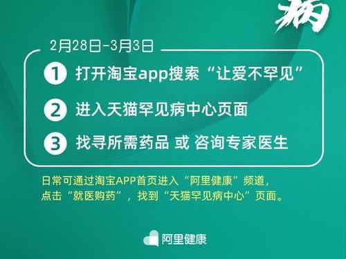 阿里健康升級(jí)罕見病中心 以數(shù)字力量為2000萬患者照亮尋藥之路